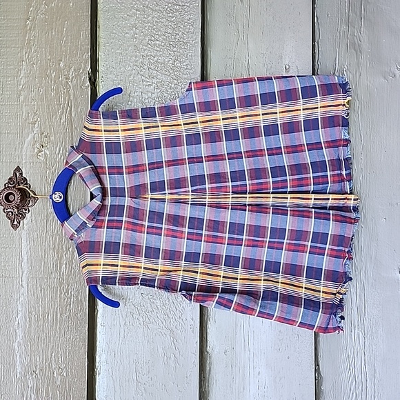 Madewell Moment Shirt in Madras Plaid sz S Women's - Picture 4 of 6